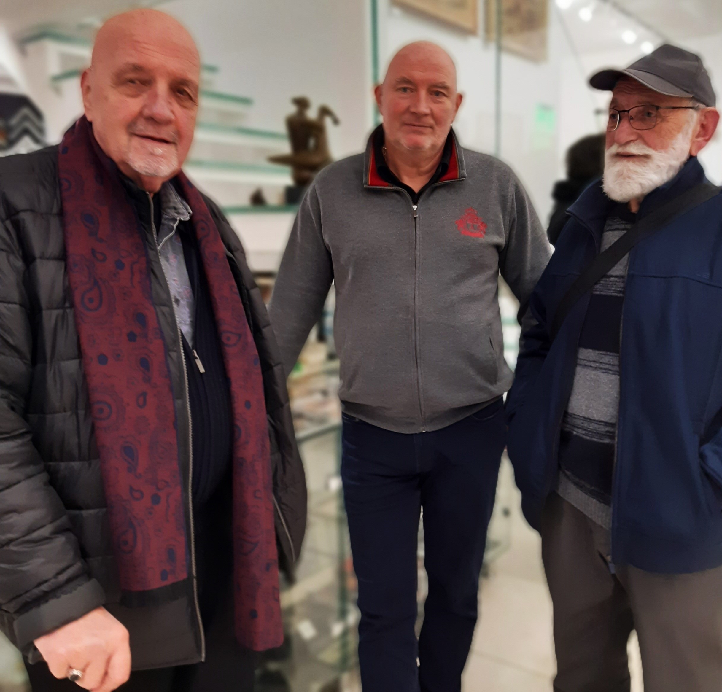 Проф.Емил Николов, Васил Банов и Христо Антонов