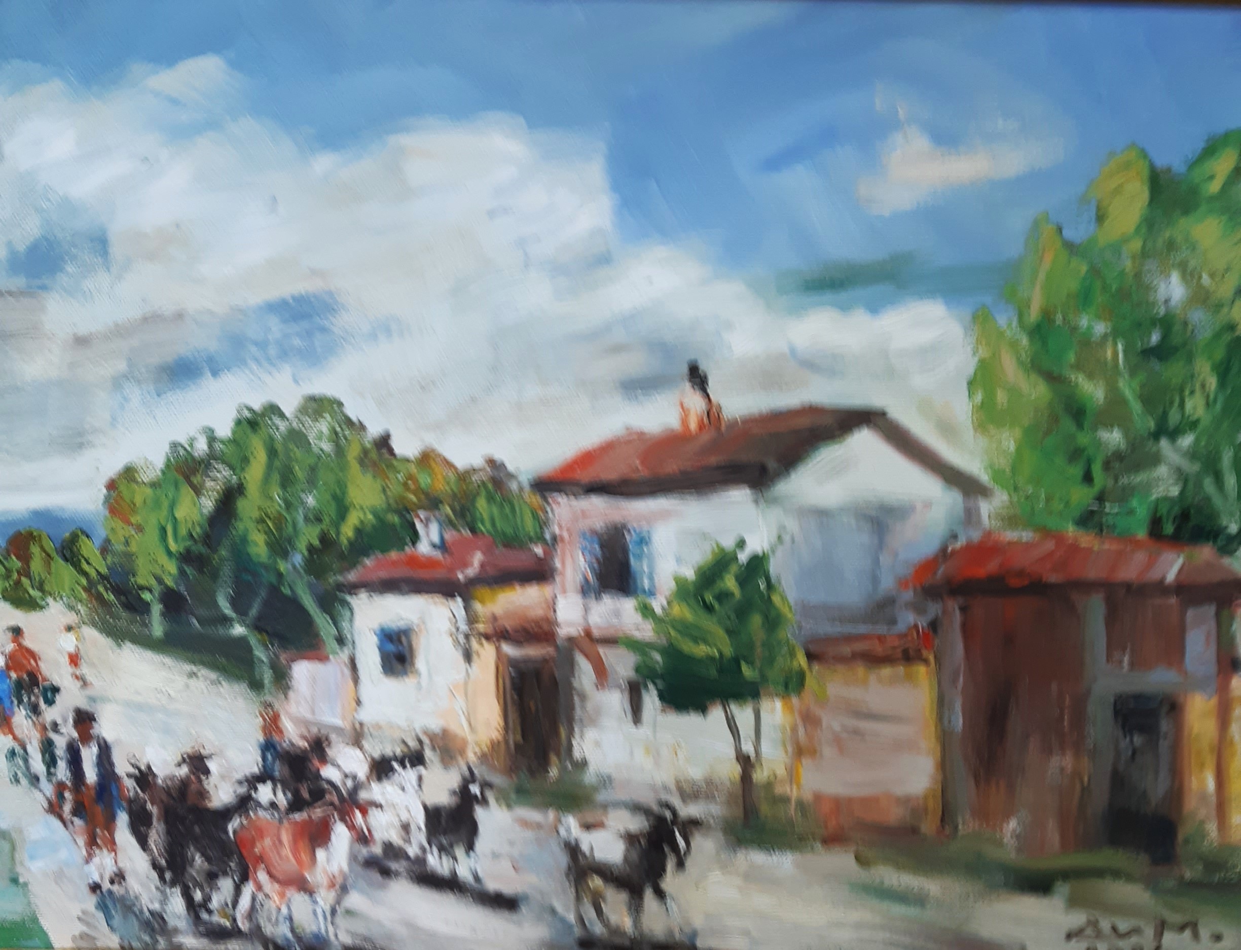 В началото на селото